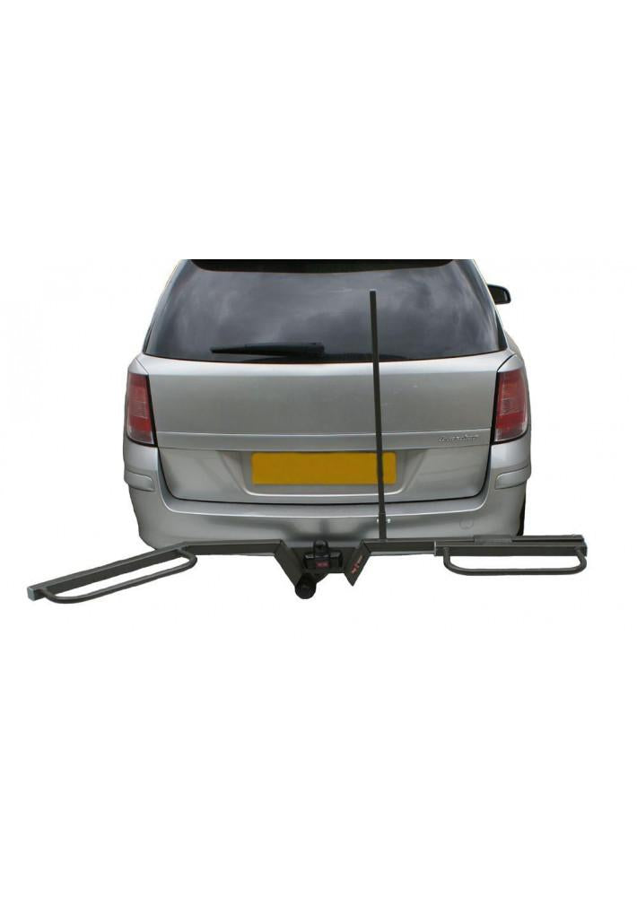 CAR BIKE RACK 80-600cc BLACK MK2, MOTORCYCLE BIKE RACK CAR VAN TRUCK, LOAD 160KGS / shipping weight 17.50Kg