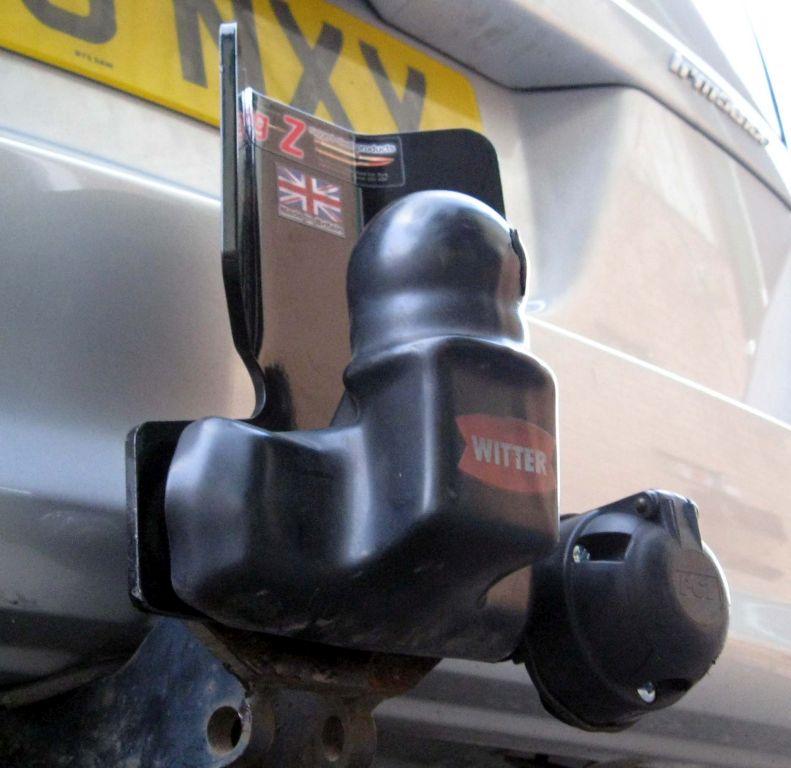 5MM HEAVY DUTY PLATE TWIN BLACK, TOW BAR BUMPER PROTECTOR PLATE
