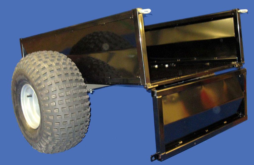 ATV BOX TRAILER 600KG 2Wheel, QUAD BIKE TRAILER / BLACK, EXTRA CARRIAGE CHARGE!!