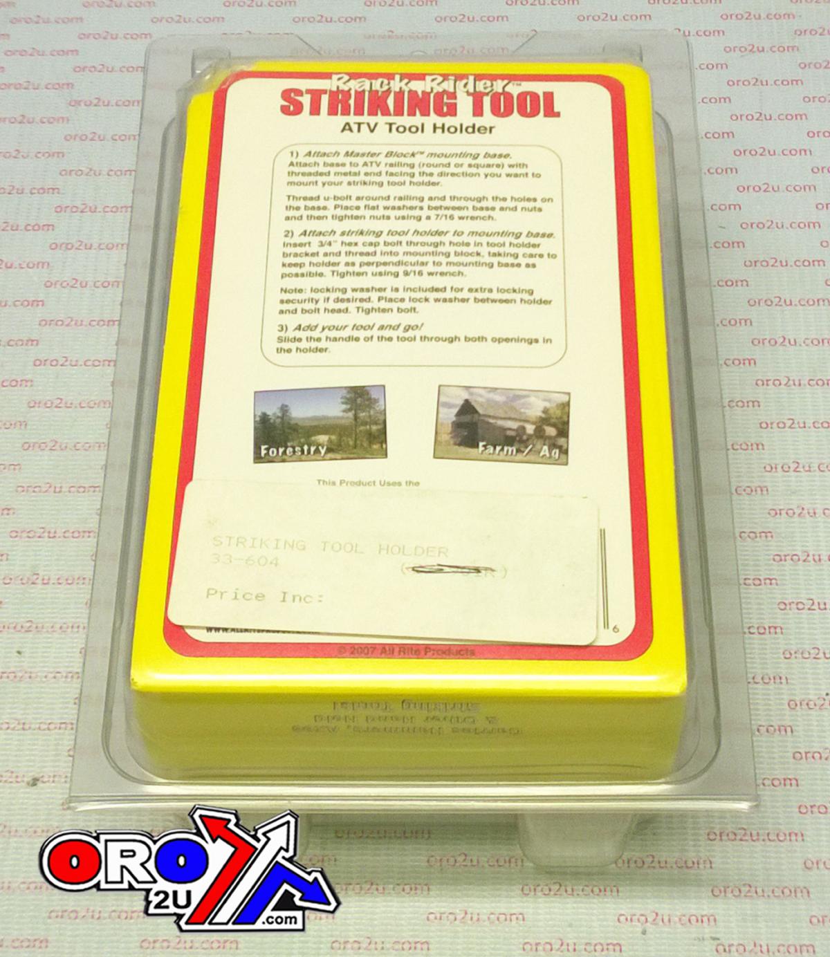 STRIKING TOOL HOLDER, QUAD ATV UTV