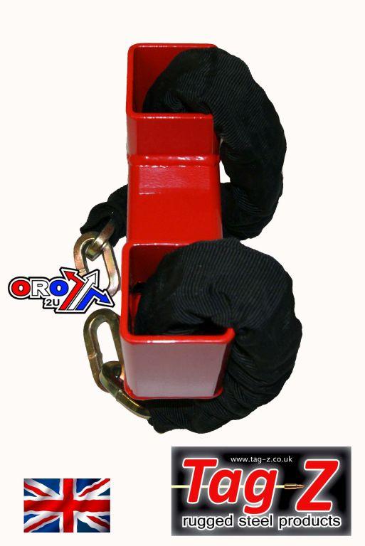 SECURITY GROUND ANCHOR, CHAIN MOUNT 40mm DEEP FIX, (BIKE LOCK SYSTEM / THEFT / SECURITY)