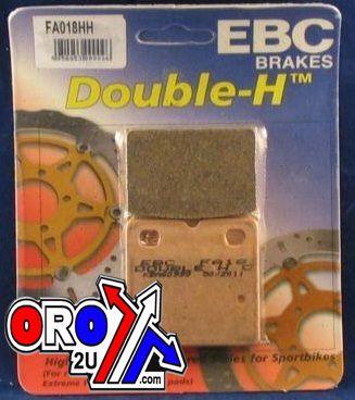 BRAKE PADS DISC SINTERED METAL, EBC FA018HH