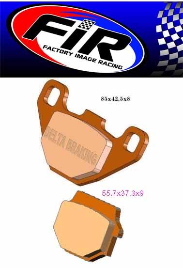 BRAKE PADS SINTERED METAL HS, MX-N HIGH FRICTION, DB2050-N
