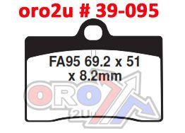 BRAKE PADS DP BRAKES HARD, DP614 Premium Sintered, 39-095