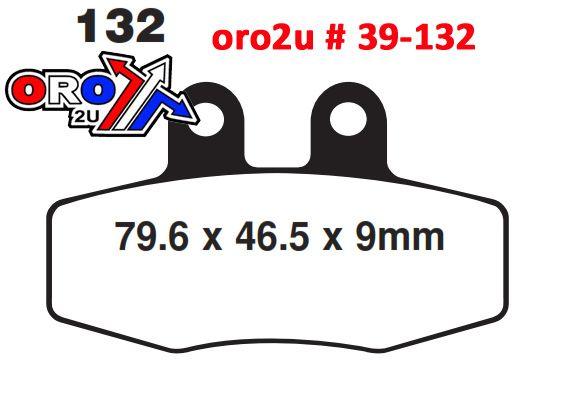 BRAKE PADS DP BRAKES HARD, DP606 Premium Sintered, 39-132