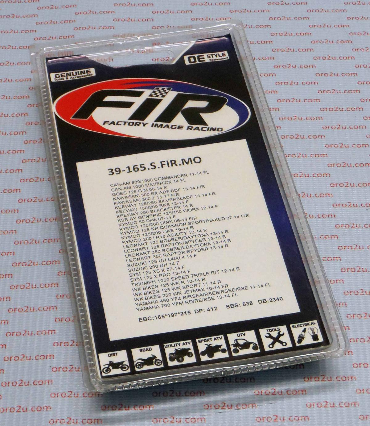 BRAKE PADS MINERAL ORGANIC M DB2340-M
