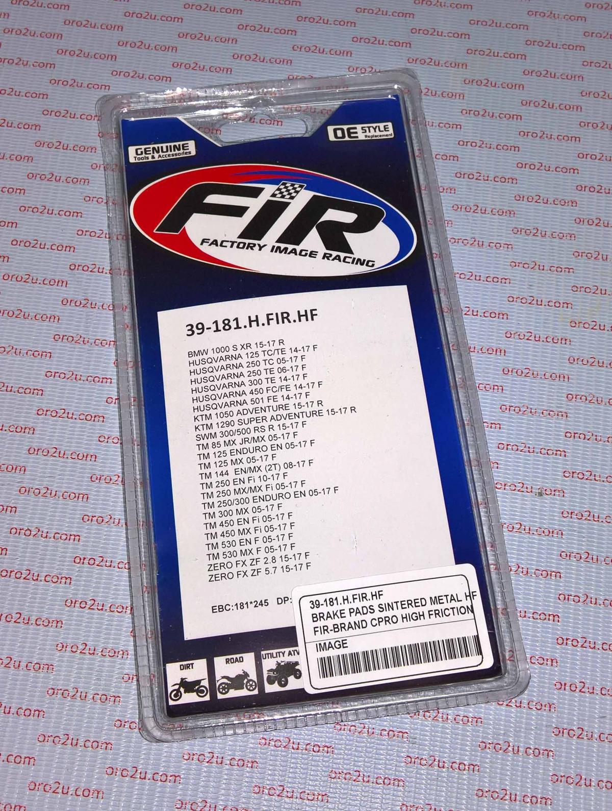 BRAKE PADS SINTERED METAL HF, CPRO HIGH FRICTION, DB2220-CPRO, BP022T10F