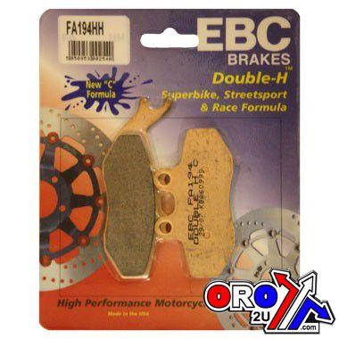 BRAKE PADS SINTERED METAL, EBC FA194HH, 39-194