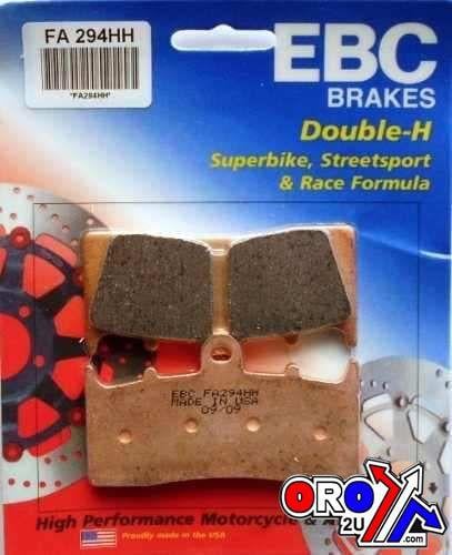 BRAKE PADS SINTERED METAL, EBC FA294HH GOLD