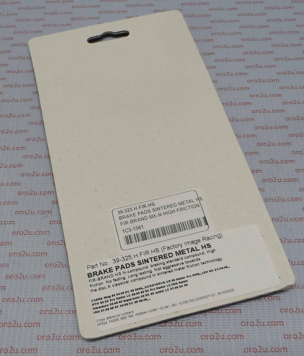 BRAKE PADS SINTERED METAL HS, MX-N HIGH FRICTION, DB2360-N