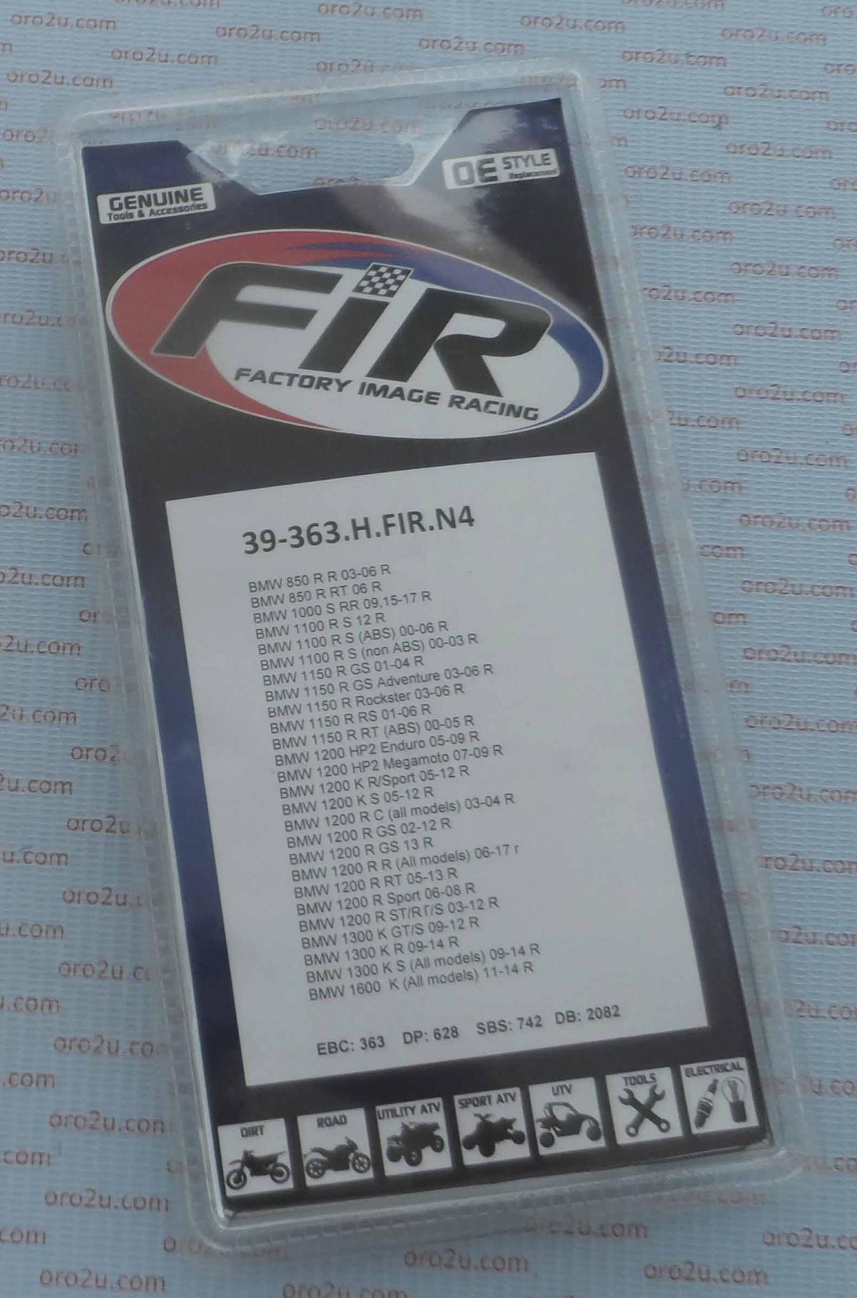 BRAKE PADS SINTERED METAL N4, RD-N4 DB2082