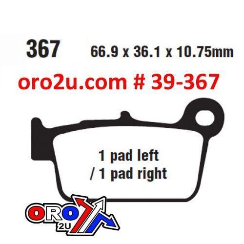 BRAKE PADS SINTERED DP BRAKES, DP940 Premium
