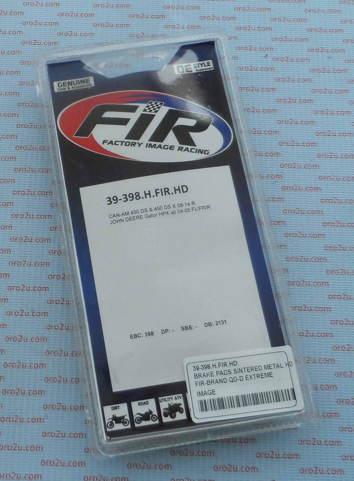BRAKE PADS SINTERED METAL HD, QD-D EXTREME, DB2131 QD-D, BP197DDDD