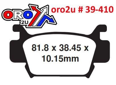 BRAKE PADS DP BRAKES HARD, DP959 Premium Sintered Dunlopad DP, 39-410