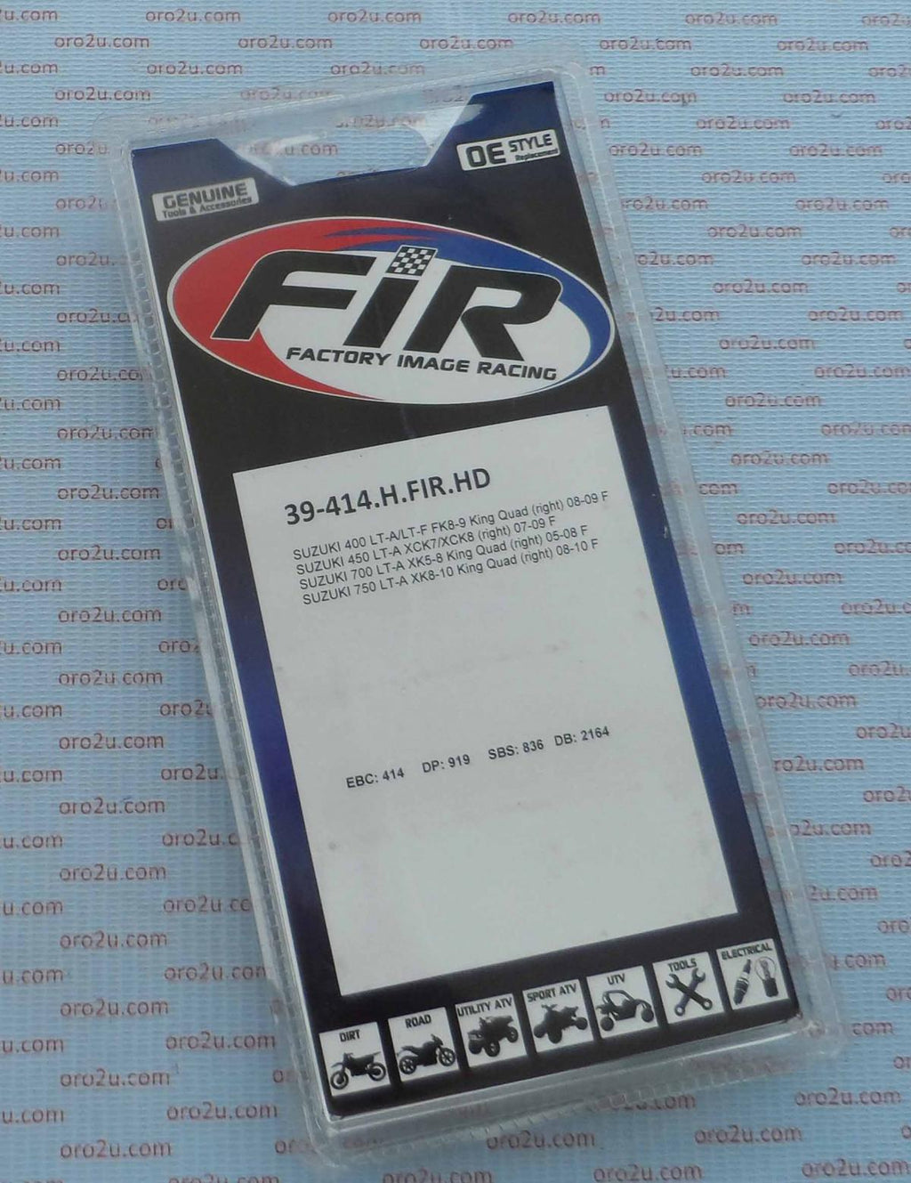 BRAKE PADS SINTERED METAL HD, QD-D EXTREME, DB2164 QD-D, BP233DDDD