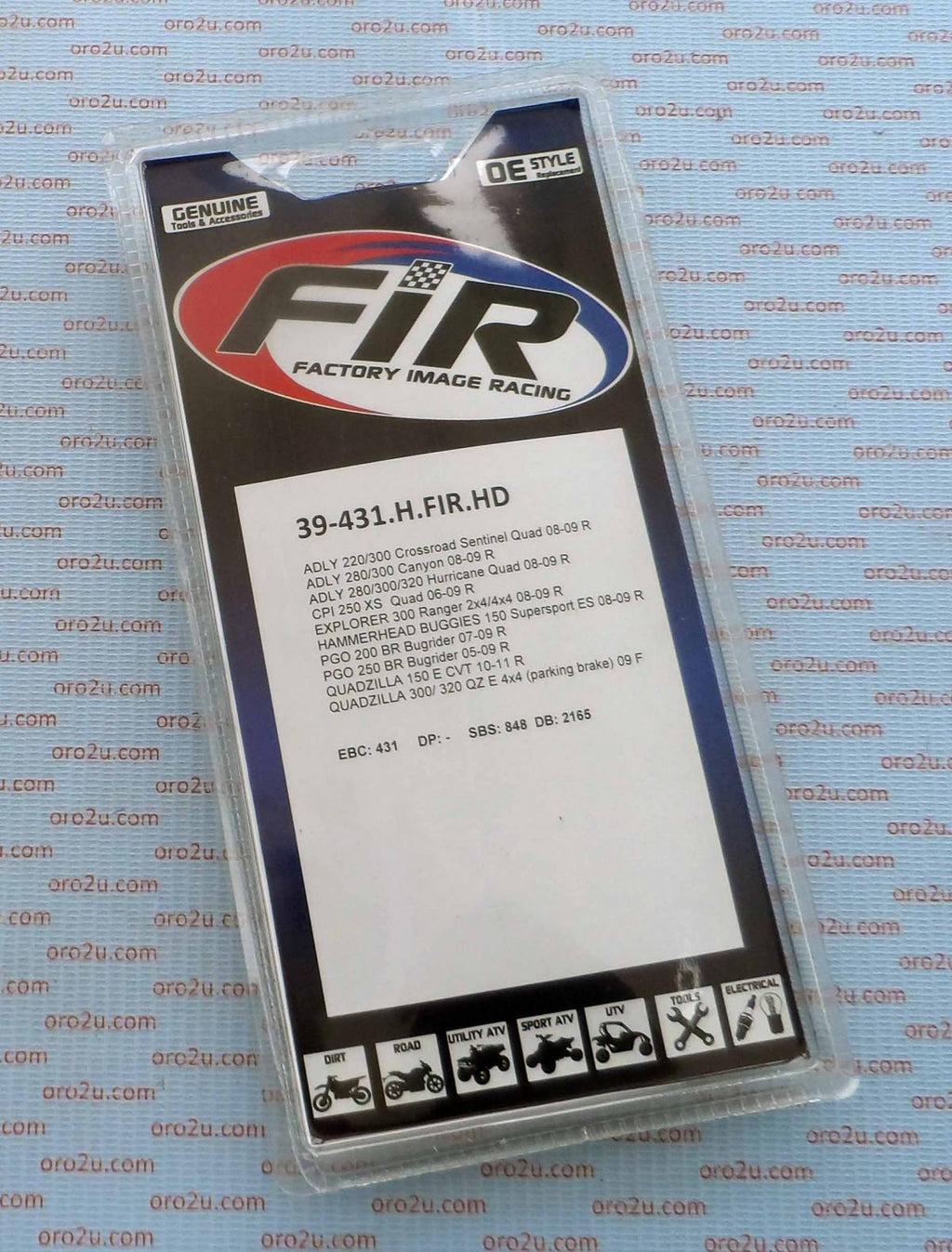 BRAKE PADS SINTERED METAL HD, QD-D EXTREME, DB2165 QD-D