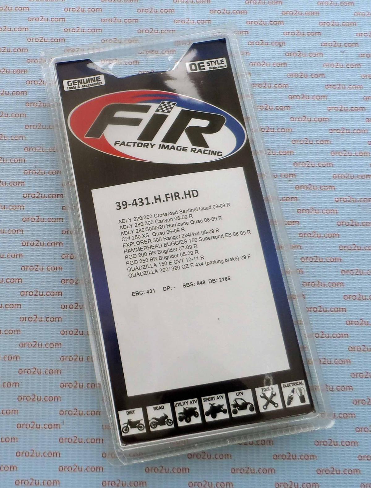 BRAKE PADS SINTERED METAL HD, QD-D EXTREME, DB2165 QD-D