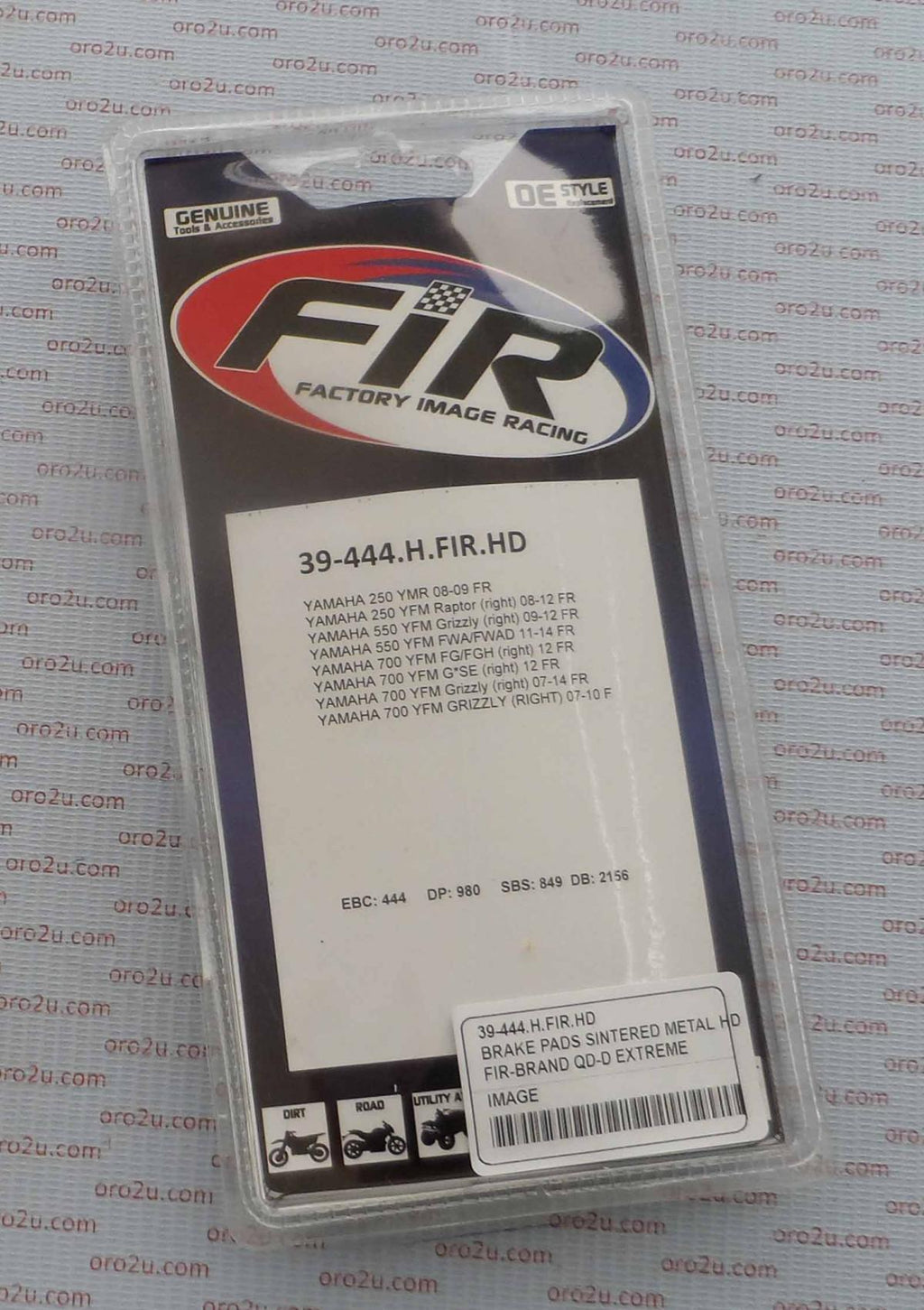 BRAKE PADS SINTERED METAL HD, QD-D EXTREME, DB2156 QD-D