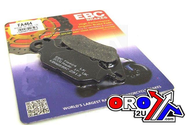 BRAKE PADS STD KEVLAR ORGANIC, EBC FA464 YAMAHA