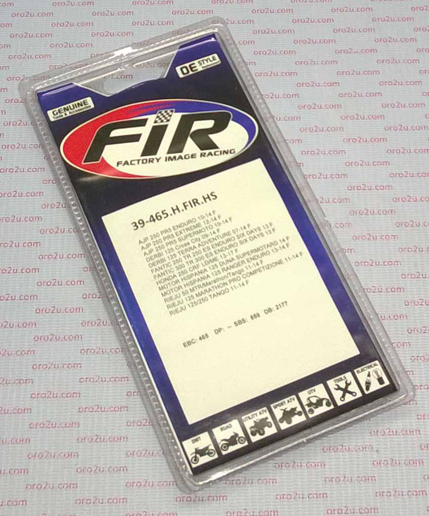 BRAKE PADS SINTERED METAL HS, MX-N HIGH FRICTION, DB2177-N [Type FA465]