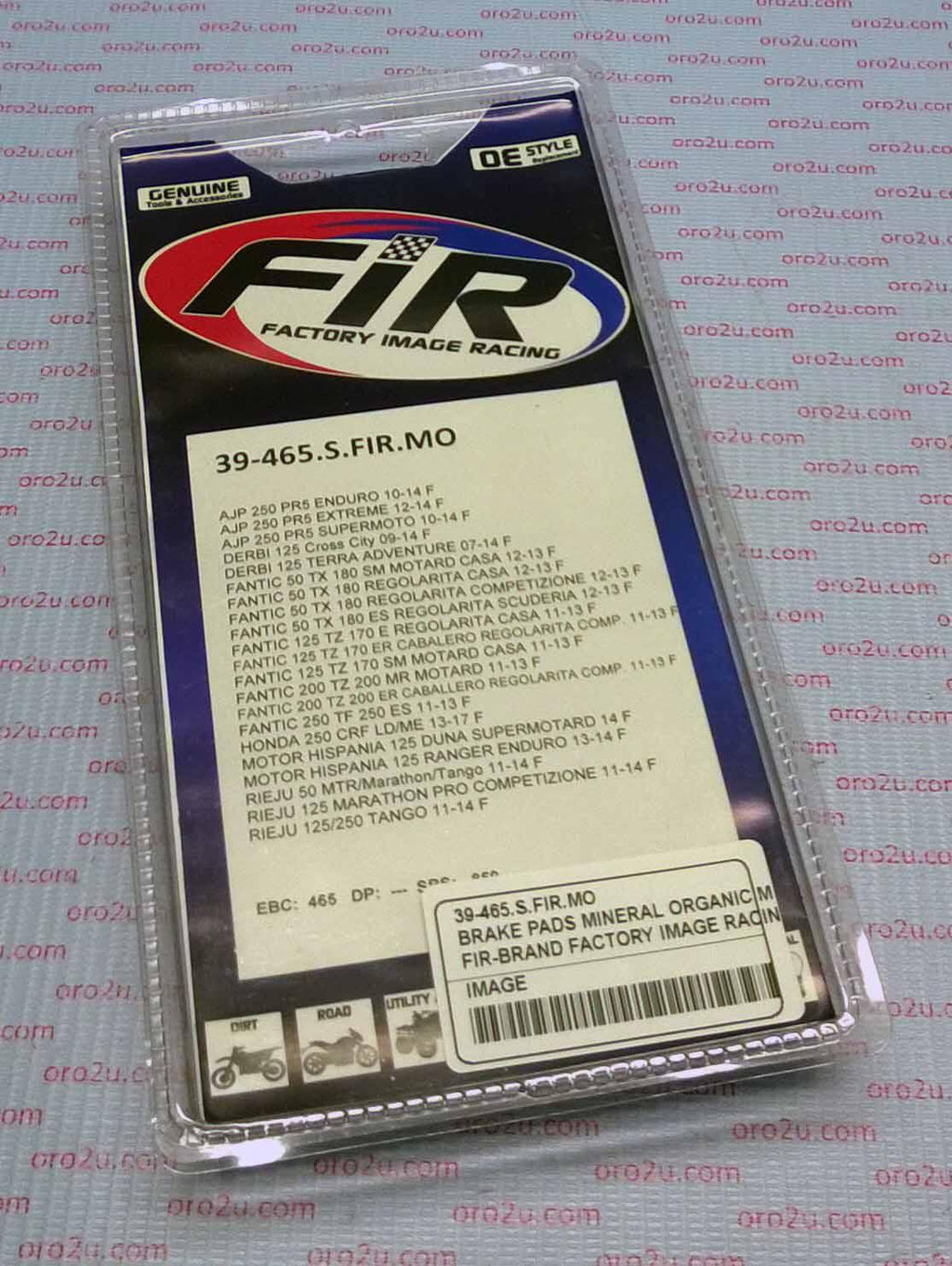 BRAKE PADS MINERAL ORGANIC M DB2177-M BP245M01F
