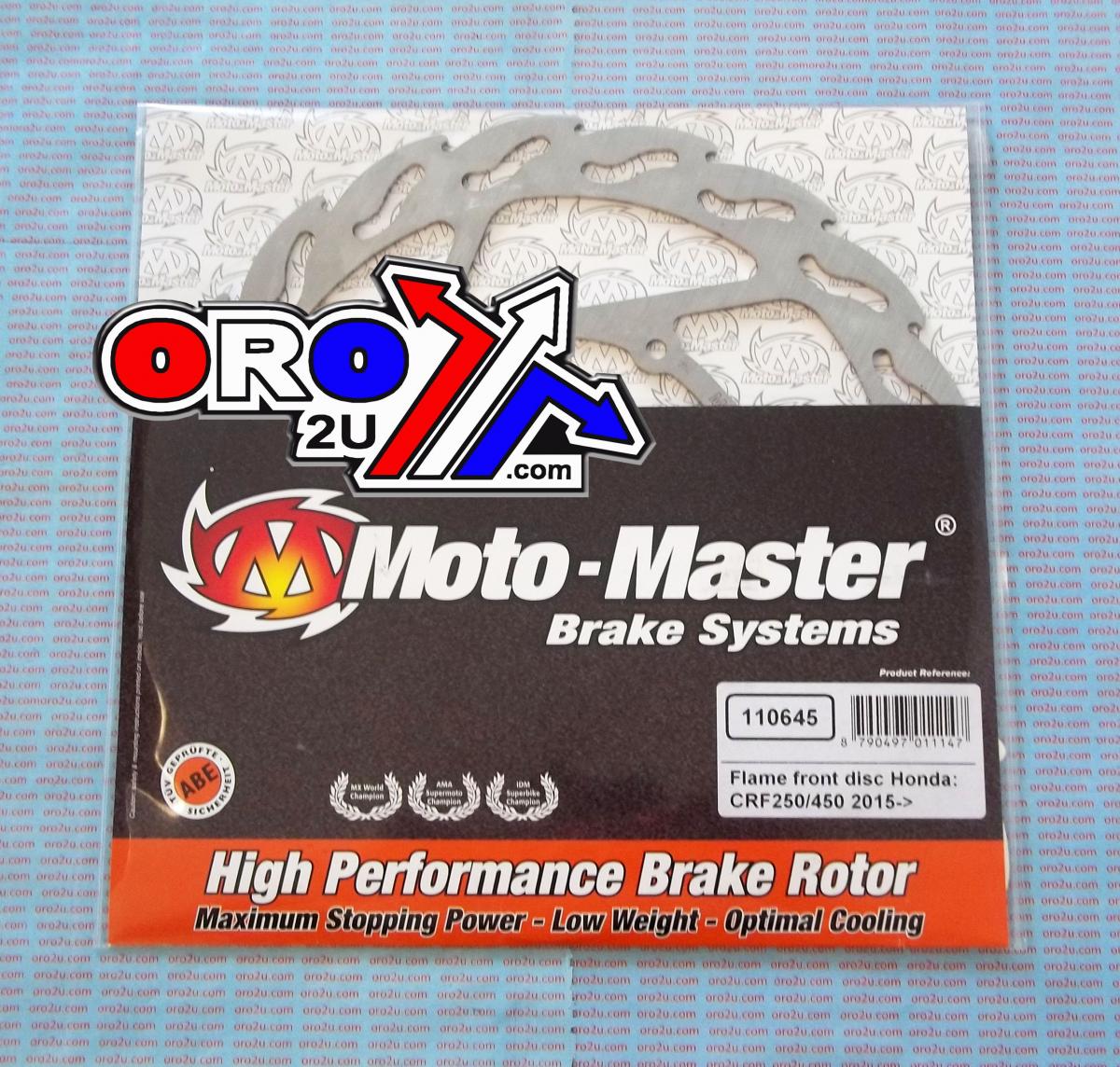 DISC BRAKE FRONT CRF 15-17, FLAME MOTO-MASTER 110645