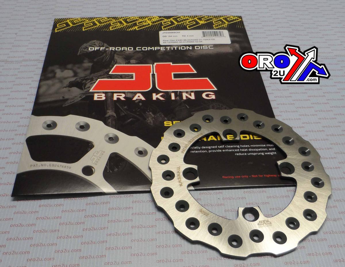 DISC BRAKE REAR KX80-85-100 JT, JTD2006SC01 KAWASAKI, SELF-CLEANING HOLES