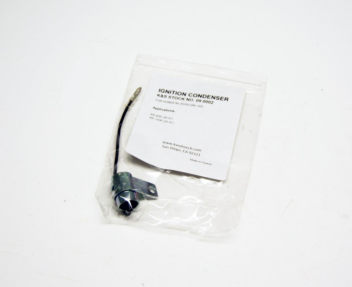CONDENSER 30250-GN1-001, HONDA XR80R XR100R 85-91, K&S 09-0002