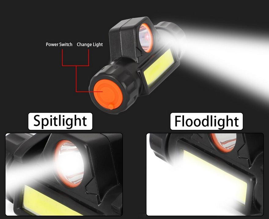 CAN AM POLARIS UTV ROLL CAGE LIGHT, UNIVERSAL RECHARGEABLE, SPOT, FLOOD