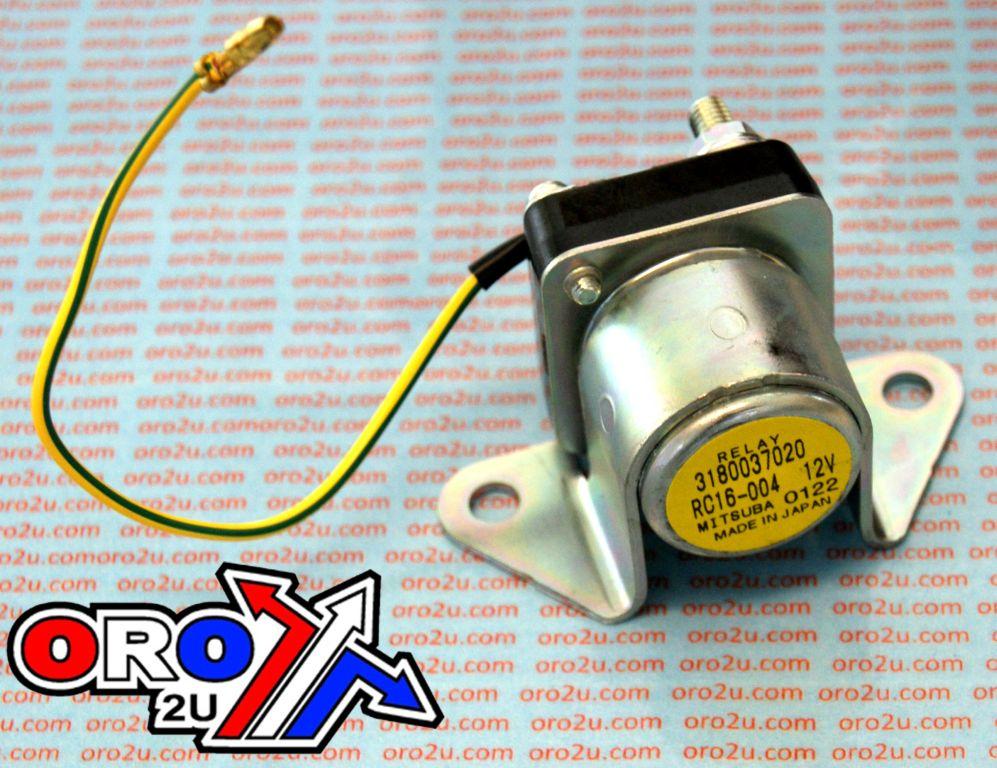 SOLENOID STARTER RELAY STREET, 31800-37020 31800-37021 SUZUKI GN, GS, K&L 21-2992 Made in Japan.