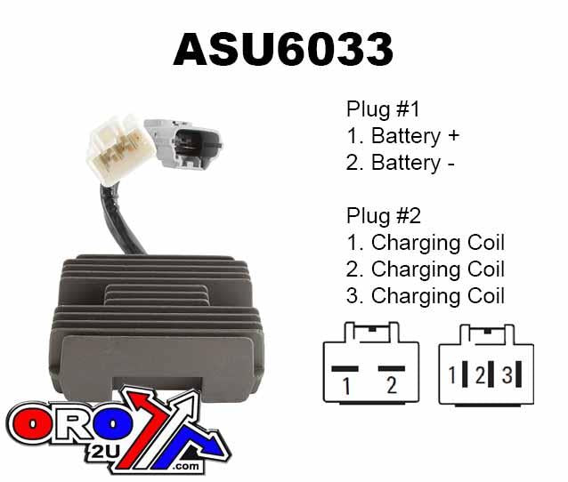 REGULATOR 12v 32800-10G30, ARROWHEAD ASU6033 SUZUKI, Suzuki 1500, 1800 M/C 2011-2015
