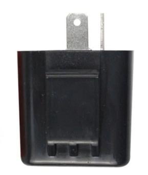 12V 2 Pin Relay Turn Signal Blinker Indicator, Adjustable Frequency LED Flashing FM Flasher
