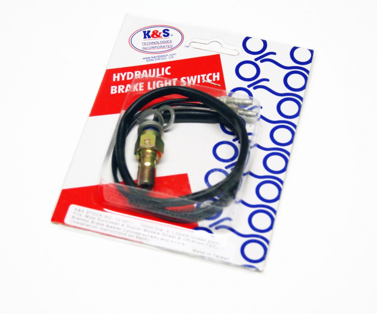 SWITCH BRAKE HYD. M10x1.00mm, K&S 12-0011
