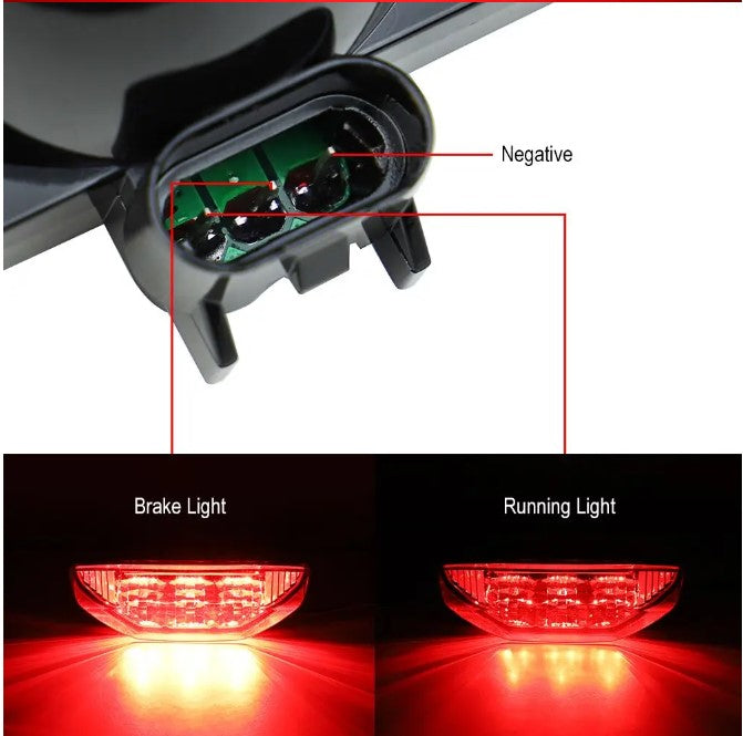 LED TAILLIGHT BRAKE LAMP HONDA TRX 700XX 500 300EX 300X 400EX 400X RANCHER 420 TRX250EX 250X