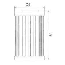 OIL FILTER FLO REUSABLE PC155, PC RACING USA STAINLESS STEEL