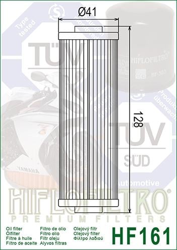 OIL FILTER HIFLO HF161 BMW