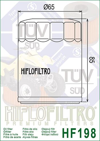 OIL FILTER HIFLO HF198