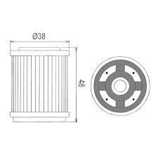 OIL FILTER HIFLO HF143