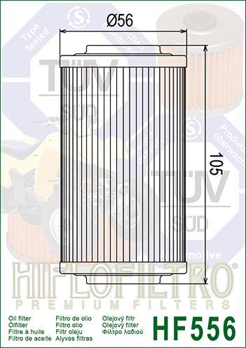 OIL FILTER HIFLO HF556