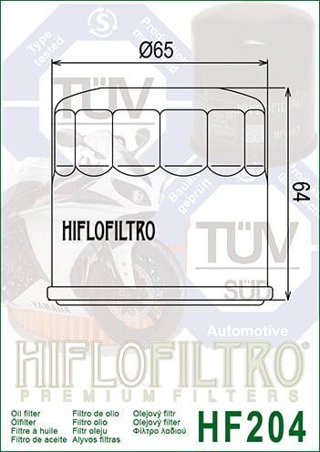 OIL FILTER HIFLO HF204C CHROME