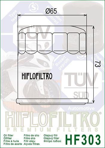 OIL FILTER HIFLO HF303 BLACK