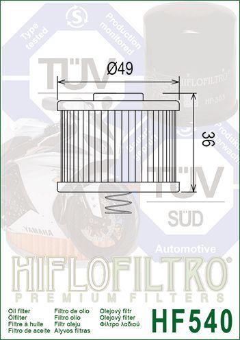 OIL FILTER HIFLO HF540