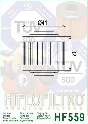 OIL FILTER HIFLO HF559