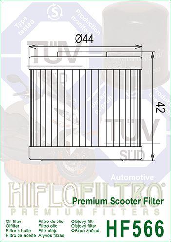 OIL FILTER HIFLO HF566