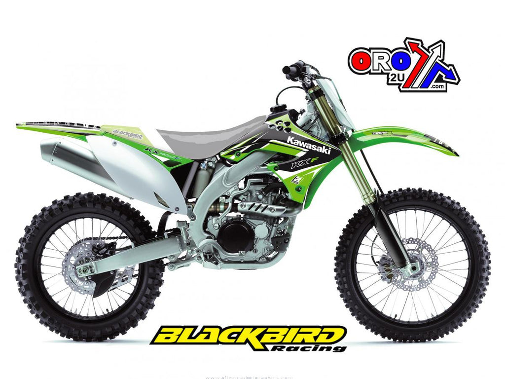 09-11 KXF450 DREAM 4 GRAPHIC, BLACKBIRD DECAL KIT 2419N