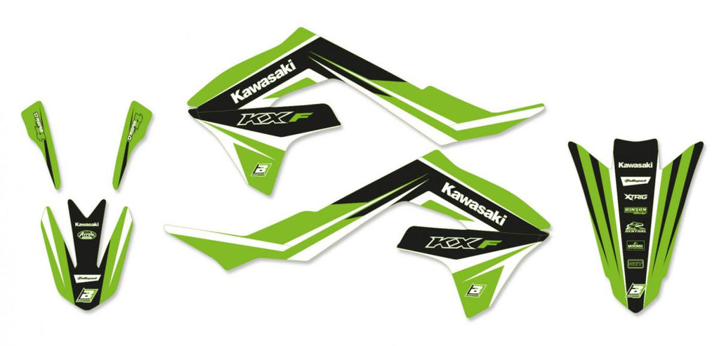 2019-22 KX 450F DREAM 4, BLACKBIRD DECAL KIT, 2425N