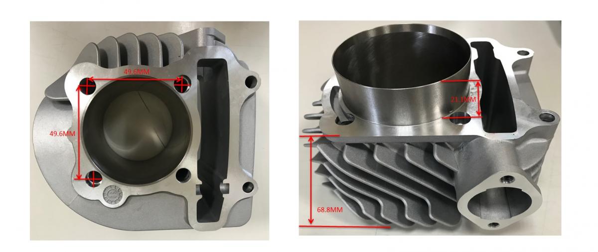 CYLINDER REBUILD KIT RZR170 BIG BORE, POLARIS 63mm