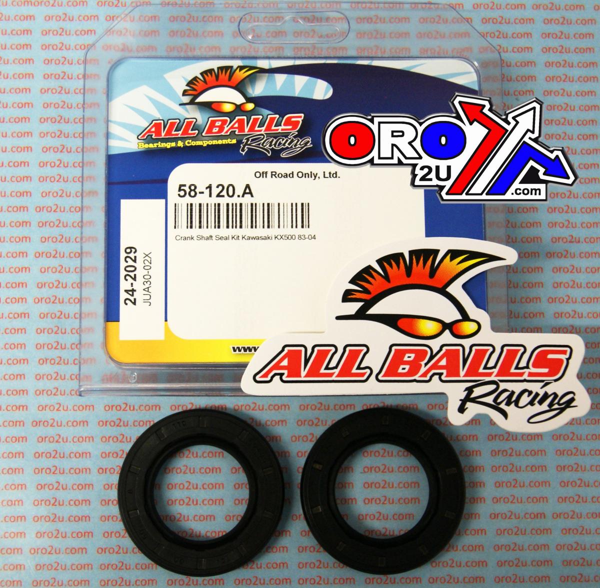 CRANKSHAFT SEAL KIT ALLBALLS, ALLBALLS 24-2029