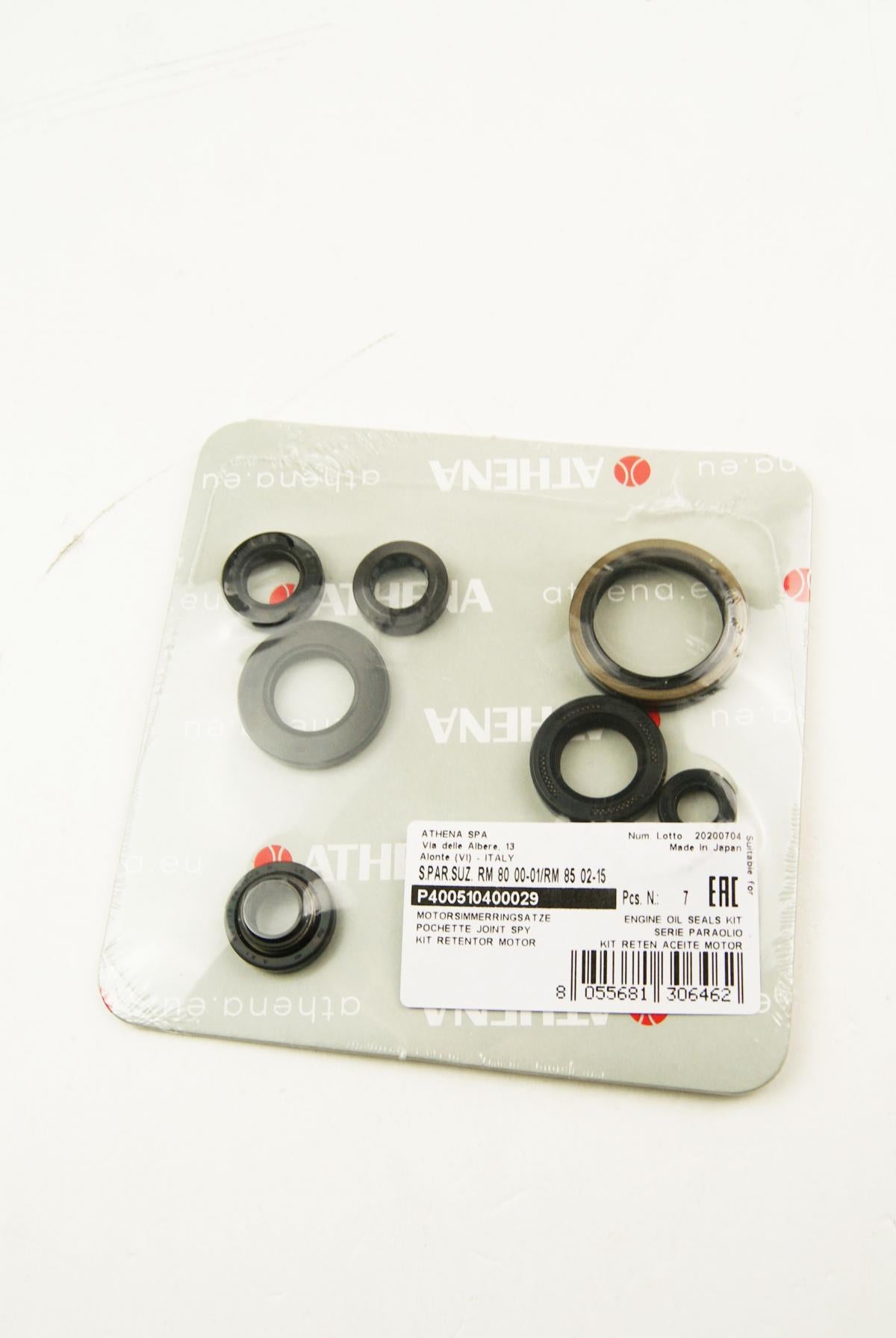 ENGINE OIL SEAL SET RM 80/85 00-22, ATHENA P400510400029 SUZUKI