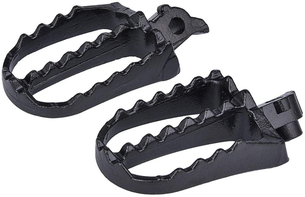 FOOT PEGS STEEL BLK + FITTINGS, HONDA CRF50/CRF70/CRF80/CRF100/CRF150